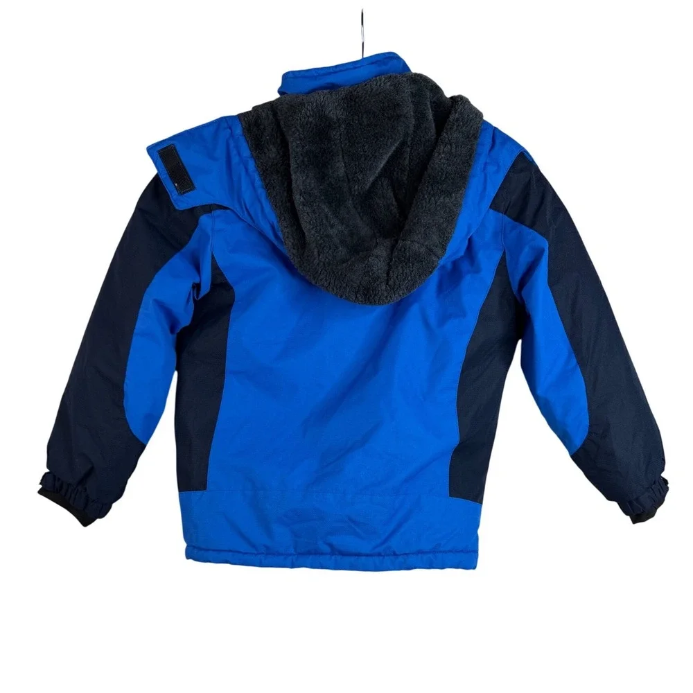 Lonthanly‎ Boys Ski Jacket size 6-7 Blue/Black